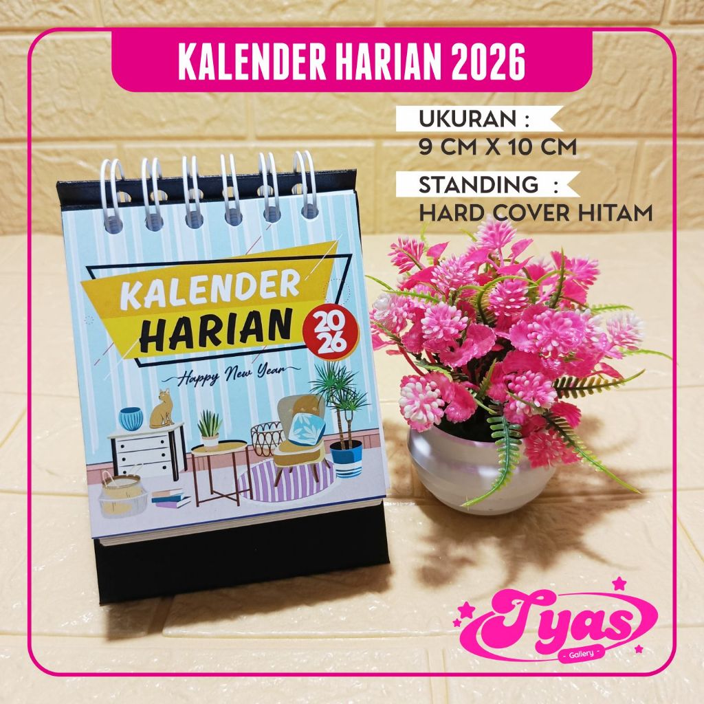 Kalender Harian 2026 | Kalender HARIAN Simple 2026