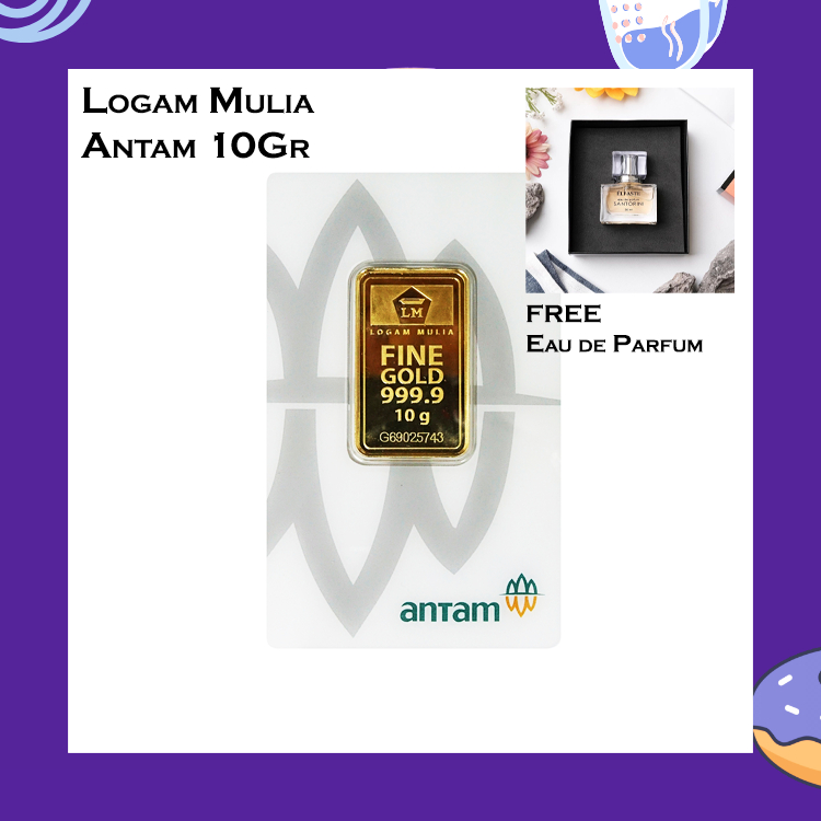 Logam Mulia Emas Antam 10gr/25gr Certicard