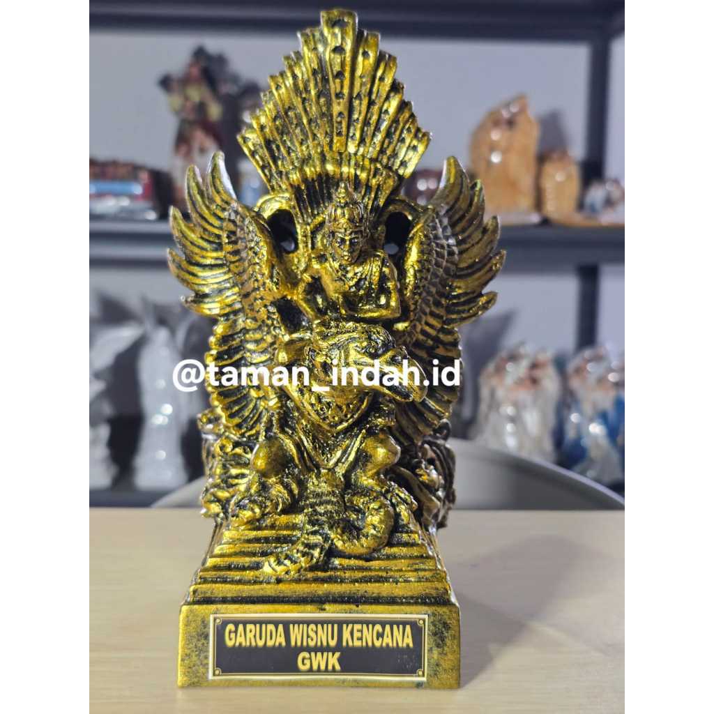 Souvenir Patung GWK 24 CM | Miniatur Garuda Wisnu Kencana Estetik | Hiasan Meja Khas Bali