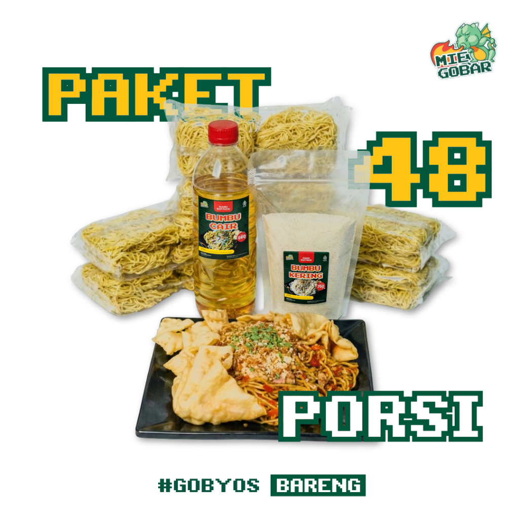 48 Porsi Mie Gacoan Instant | Wizzmie | Mie Kober | Mie Gobar | BisnisKuliner