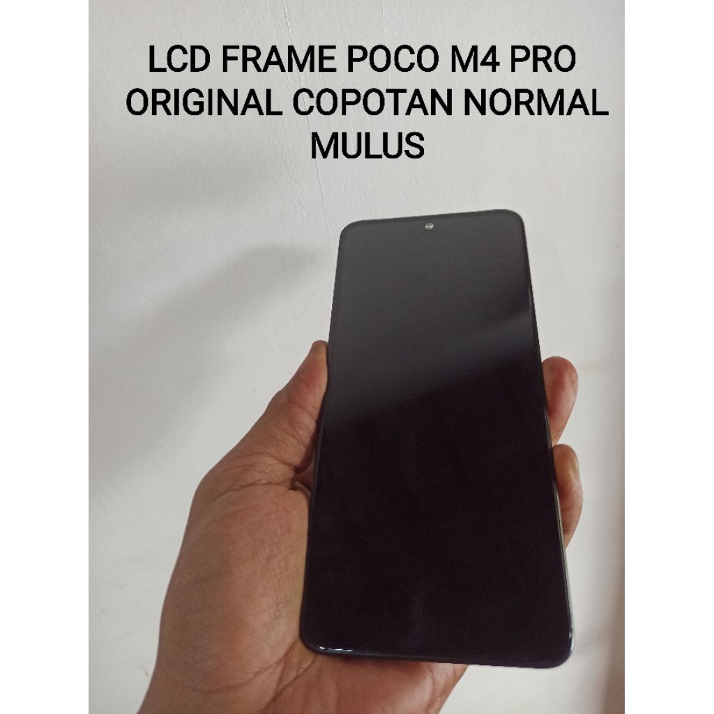 LCD FRAME POCO M4 PRO 4G ORIGINAL COPOTAN NORMAL TESTED MULUS