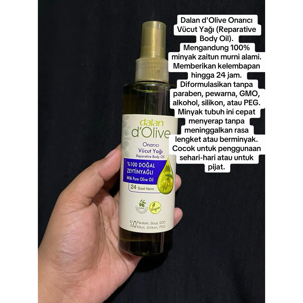 dalan D'olive minyak zaitun original turki 200mil