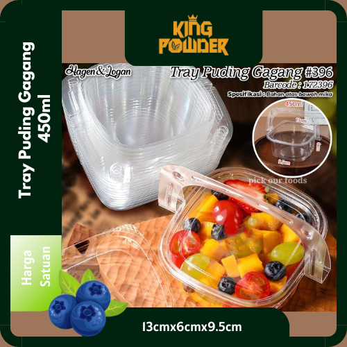 Mika Tray Puding Keranjang 450ml | Mika Keranjang | Tray Puding Gagang 450ml
