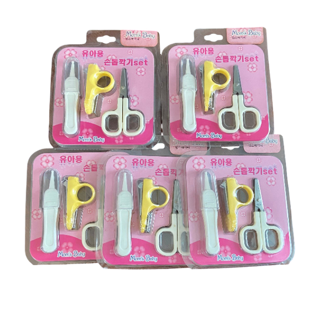 Mom's Baby Nail Clipper Set - Perawatan Kuku Bayi Anak Set Clipper Gunting Kuku Pinset