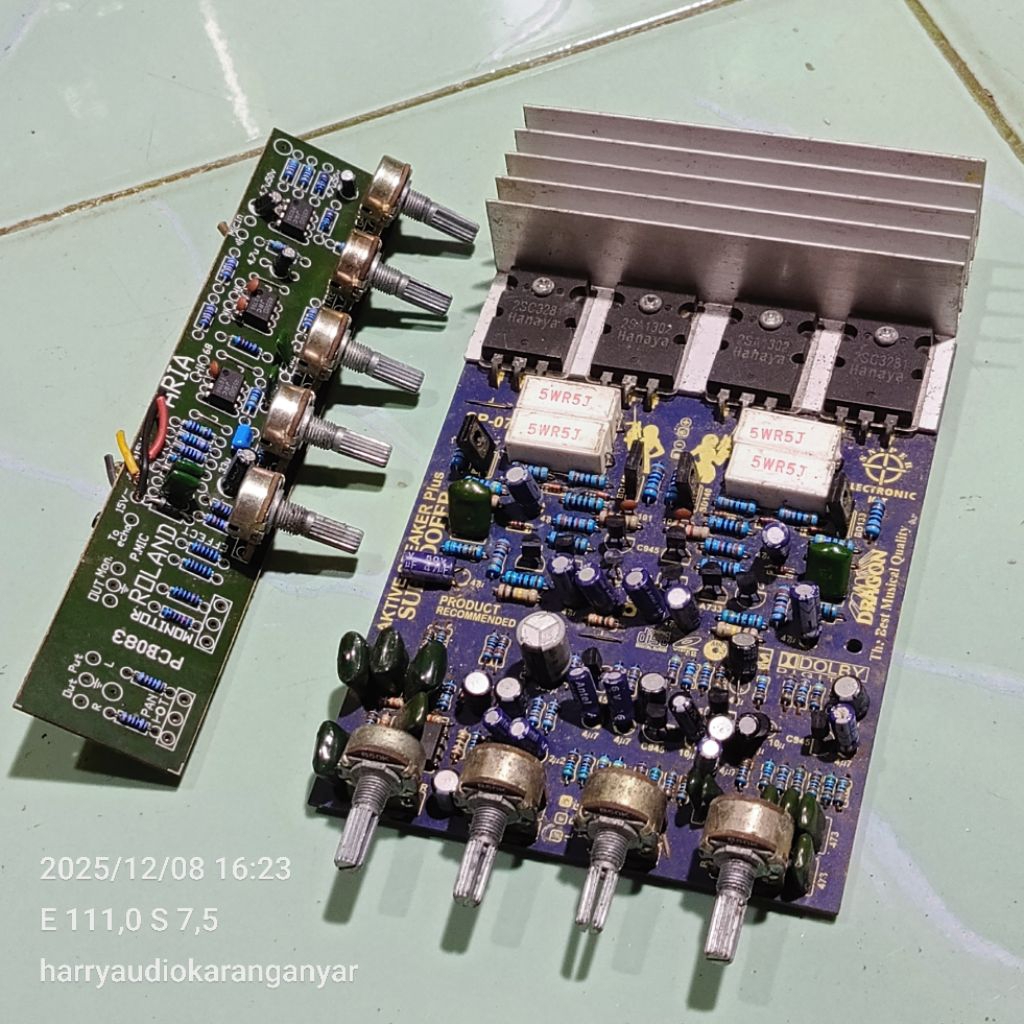 kit module amplifier lepasan speaker aktif belum ditest