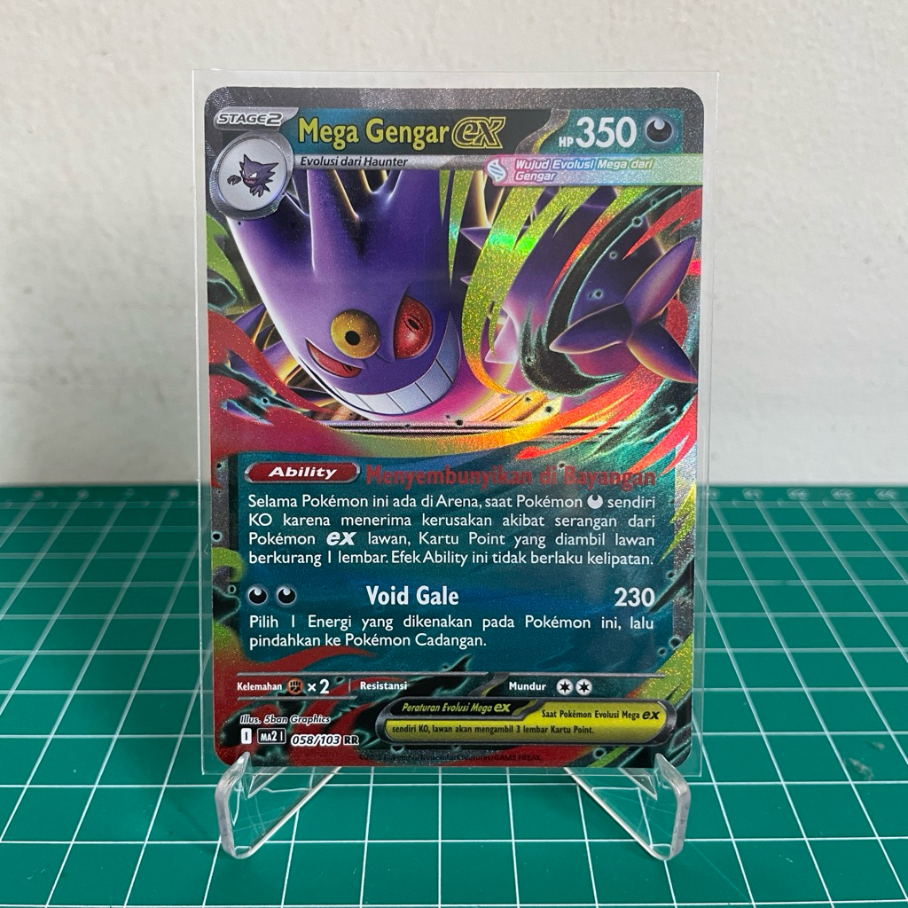 Kartu Pokemon Mega Gengar EX RR