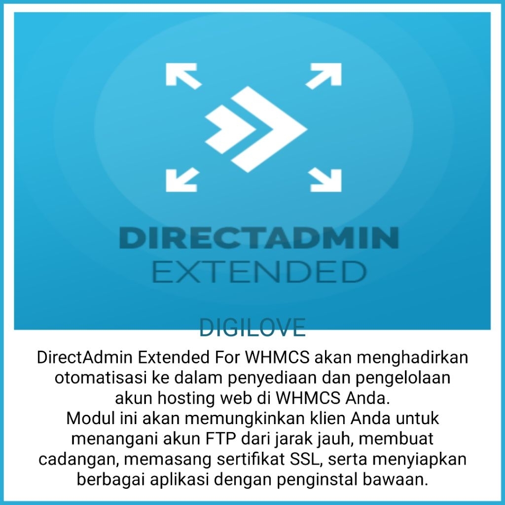 DirectAdmin Extended For WHMCS