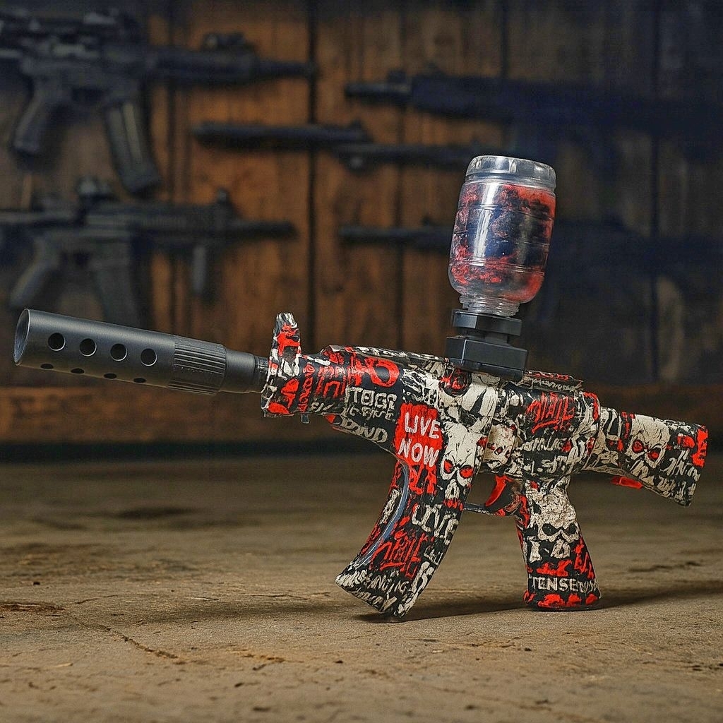 Mainan Tembakan Anak AK47 Gel Bullet Gun