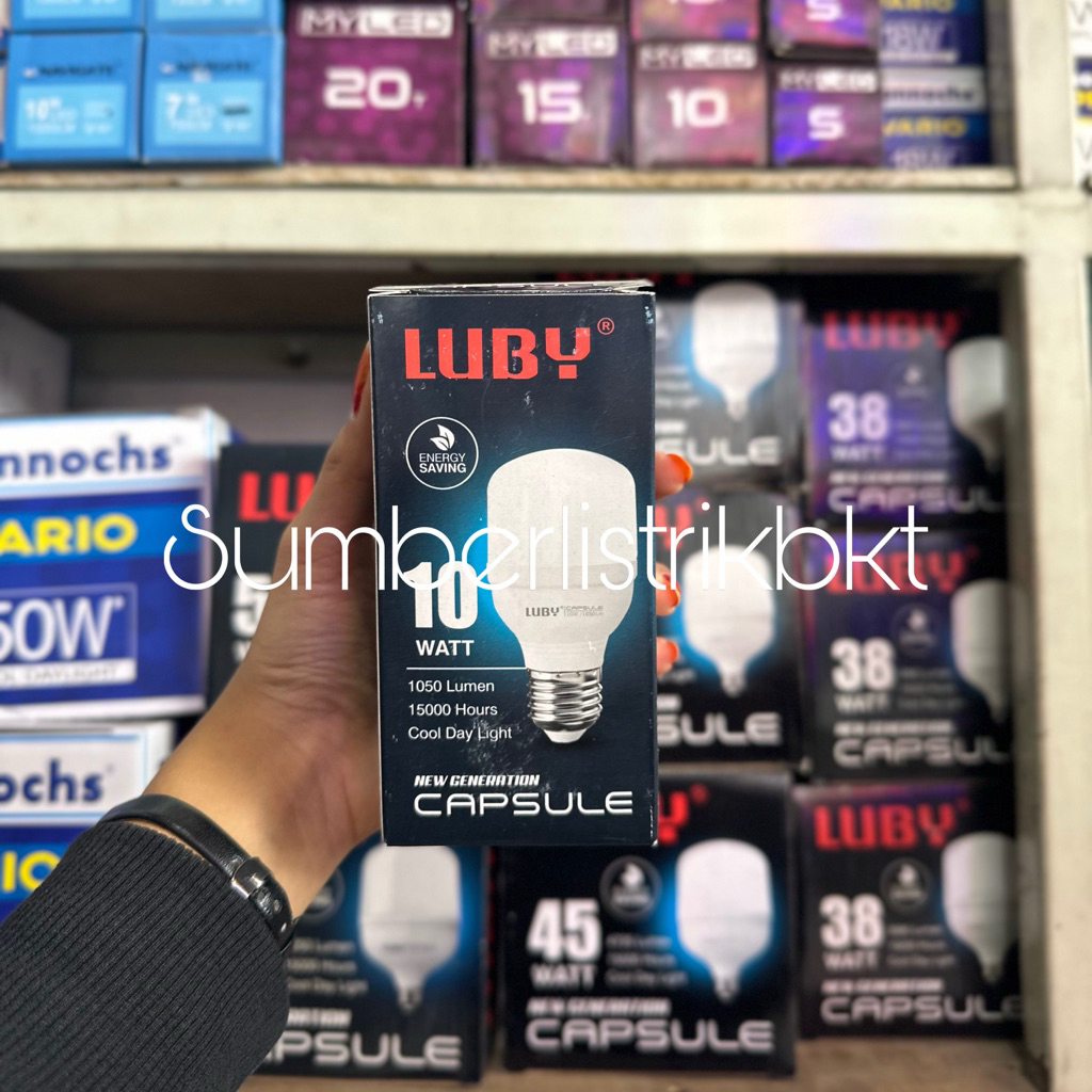 BOHLAM BOLA LAMPU LED 10WATT CAPSULE LUBY