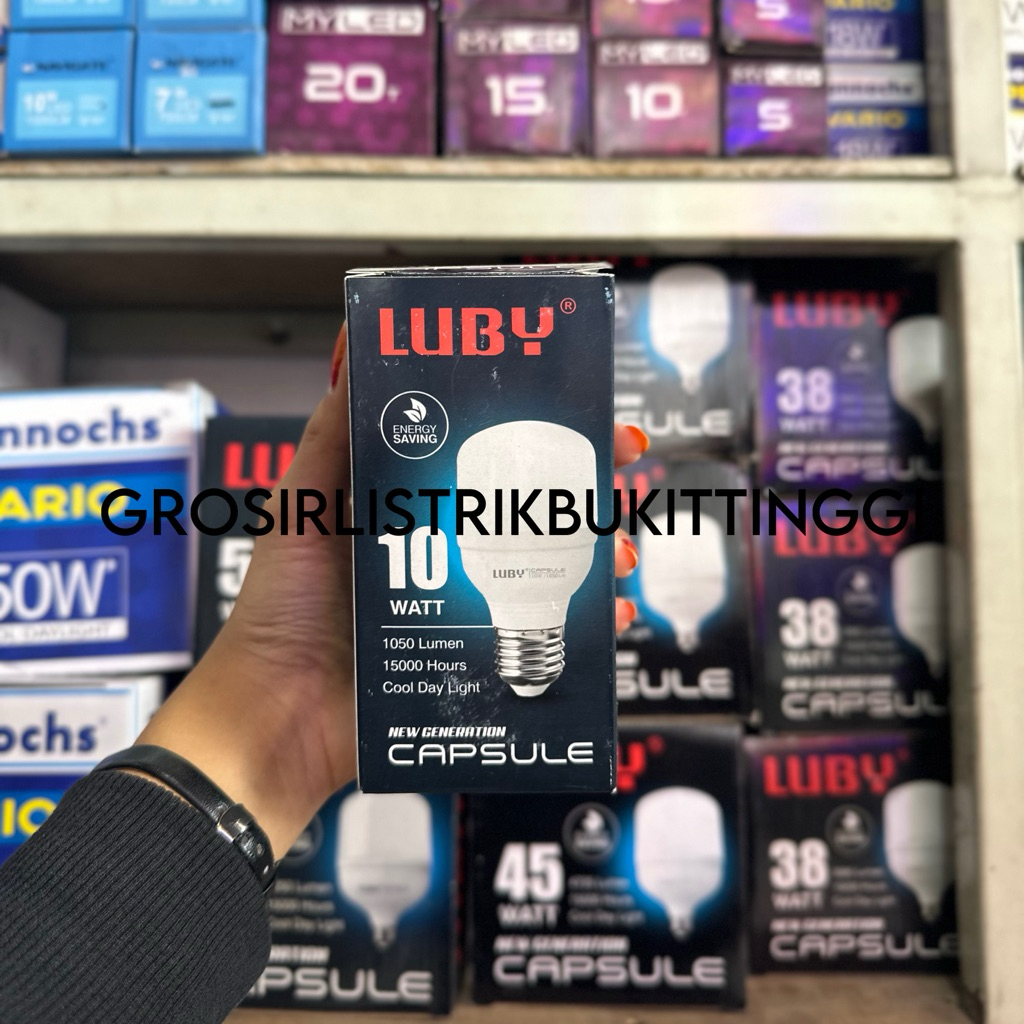 BOHLAM BOLA LAMPU LED 10WATT CAPSULE LUBY