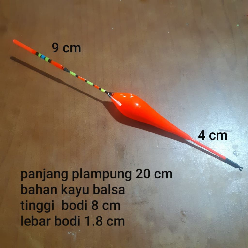 Kambangan/Pelampung Anti Badai 20 cm, Bahan Kayu Balsa