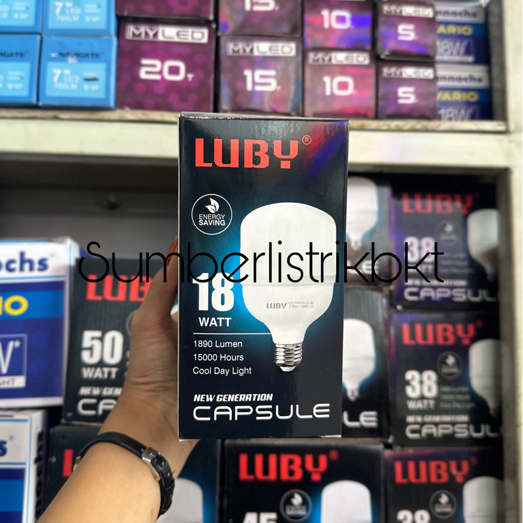 BOHLAM BOLA LAMPU LED 18WATT CAPSULE LUBY