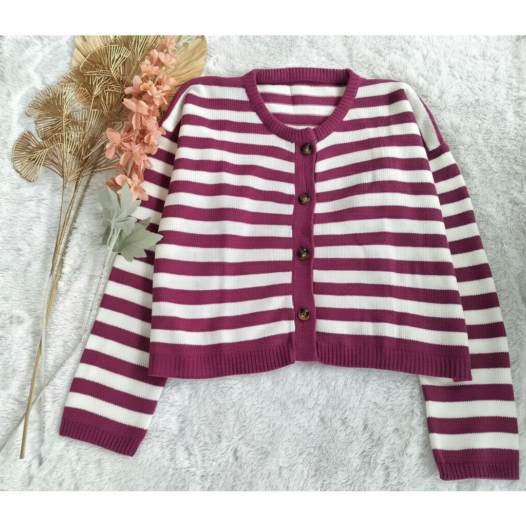 Cardigan Salur Magenta