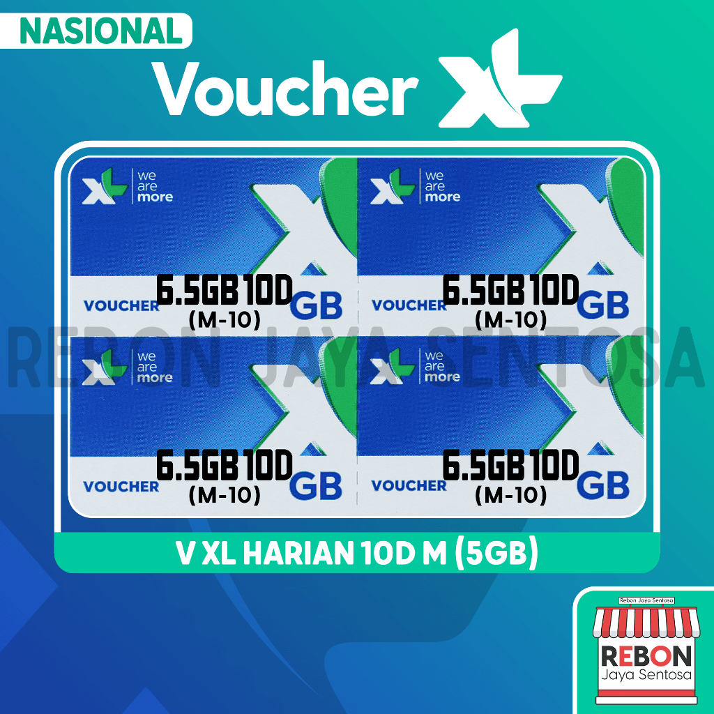 V XL Harian 10D M (6.5GB)