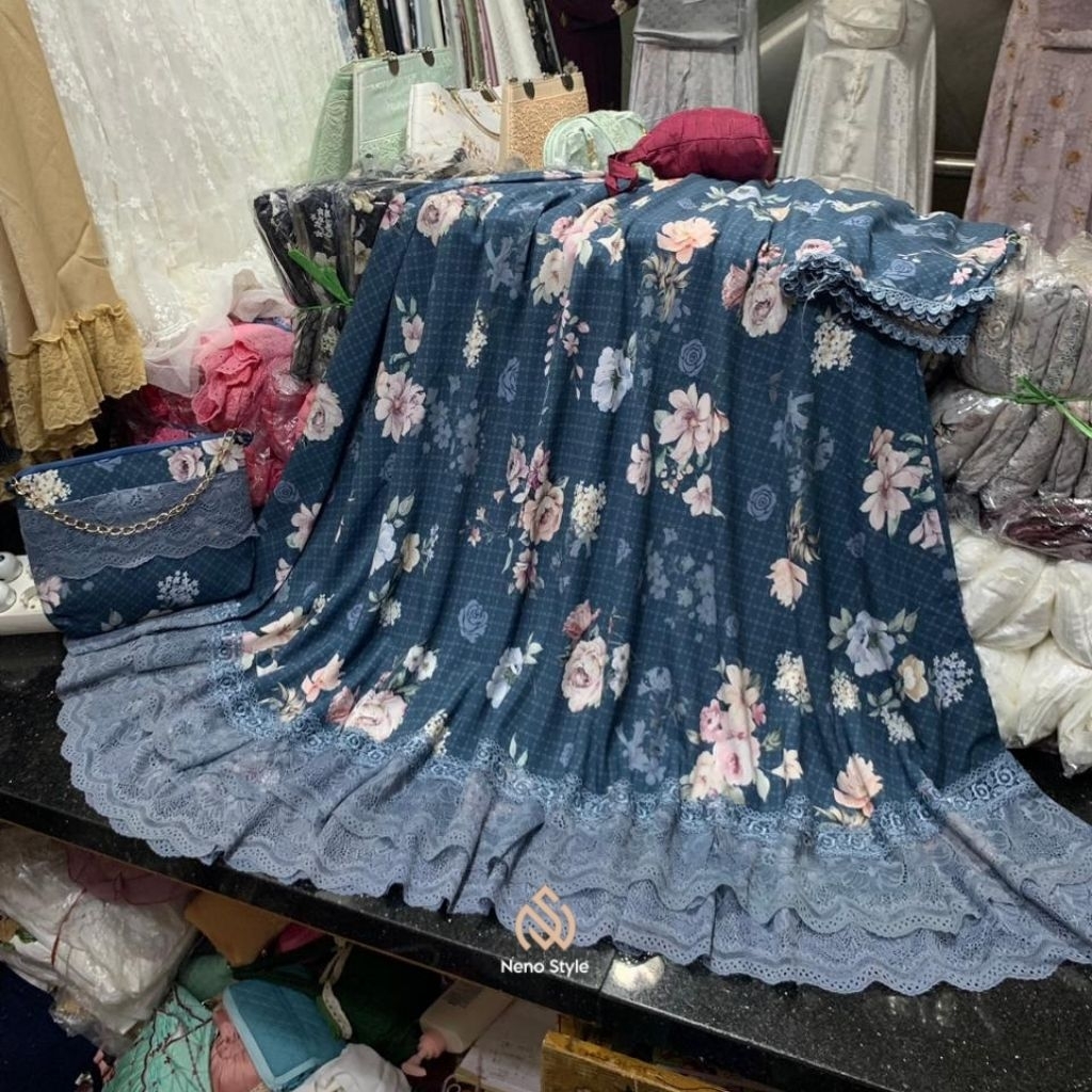 Mukenah Rayon Viscose Premium Terbaru 2026 | Mukenah Rayon Terbaru | Mukenah Dewasa Jumbo | Telekung