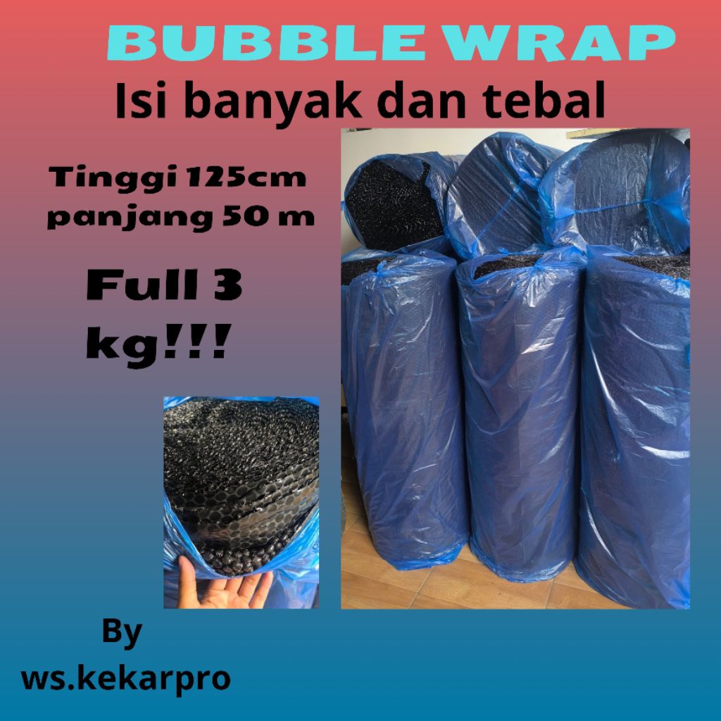 BUBBLE WRAP TEBAL 3KG/PLASTIK PACKING TEBAL