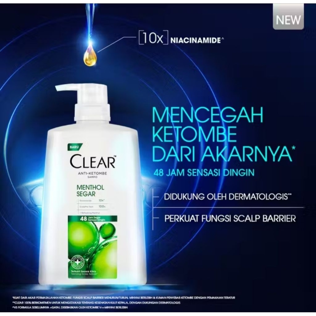 Clear Menthol  Shampoo 1200 ml