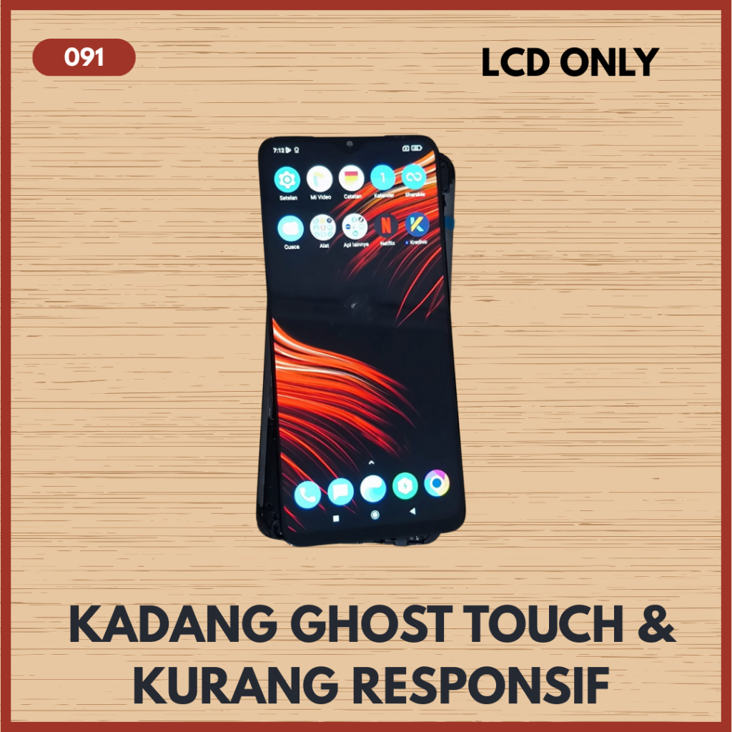 LCD ORIGINAL POCO M3 / REDMI 9T MINUS LAYAR COPOTAN