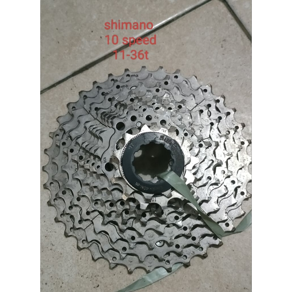 sprocket 10speed rotor dan handlebar entity