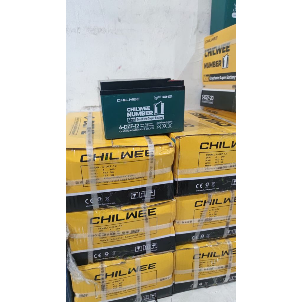 Original aki sepeda listrik 48v 12ah