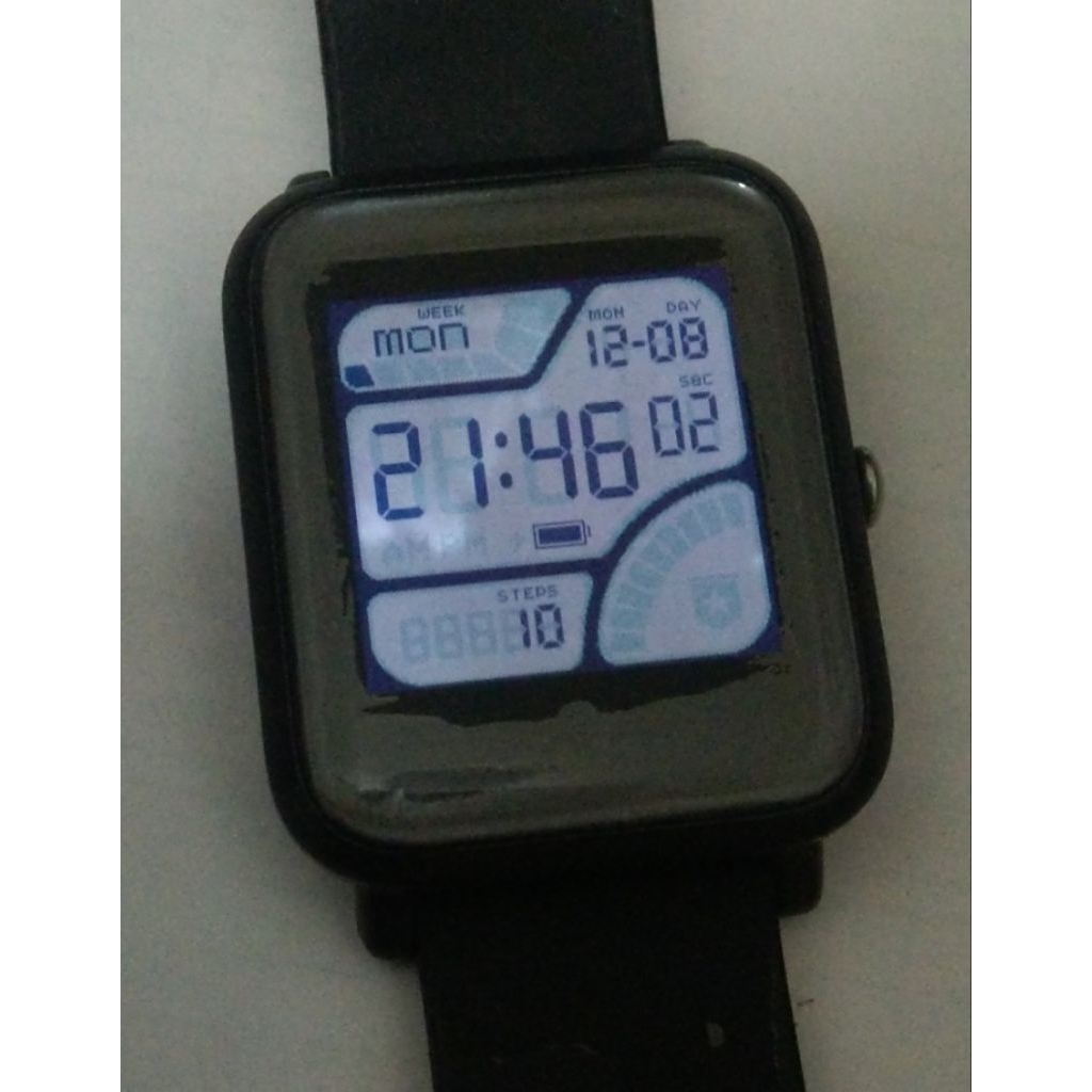 Smartwatch Amazfit BIP 1 A1608 Batangan Minus Layar Masuk Angin