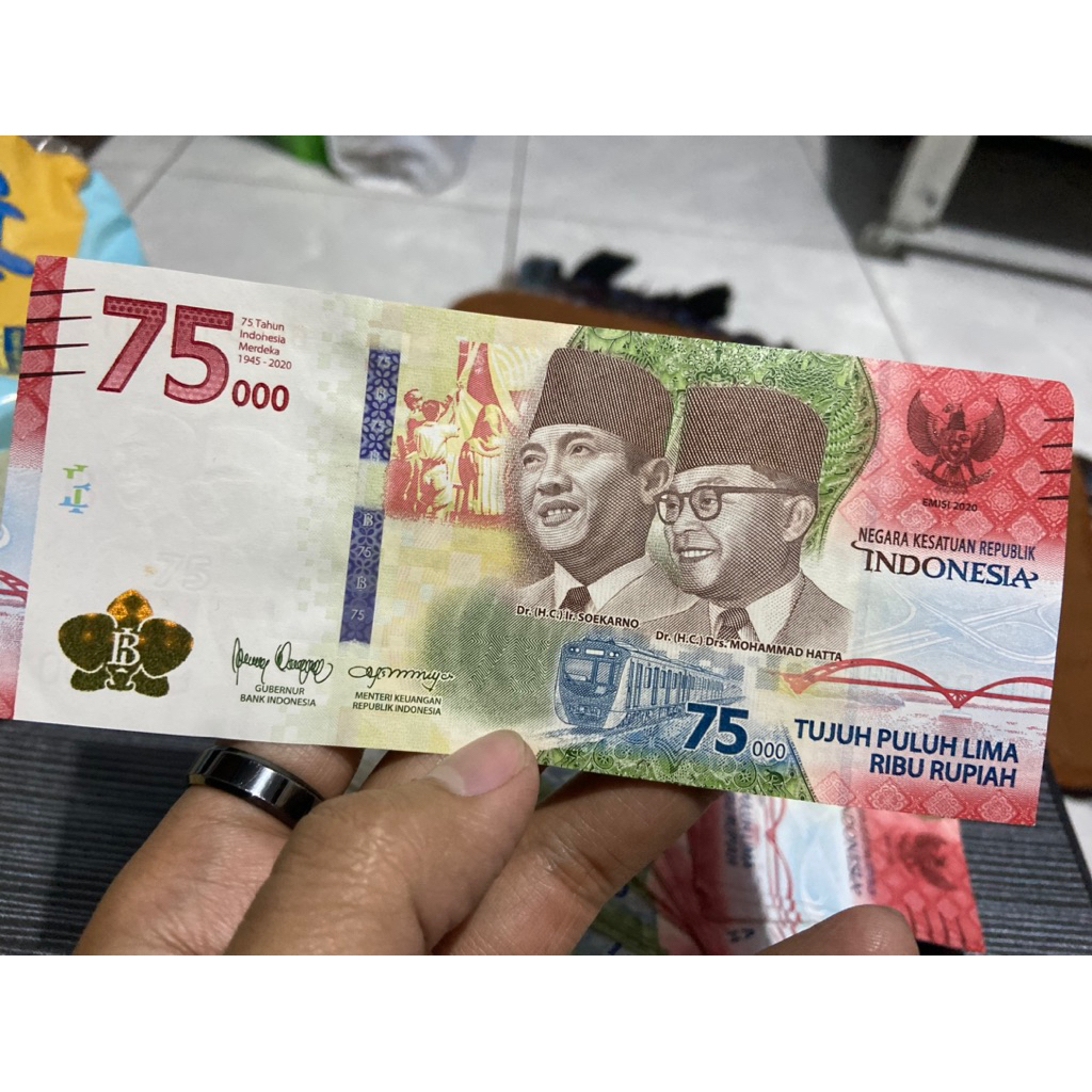 uang koleksi edisi 75rb