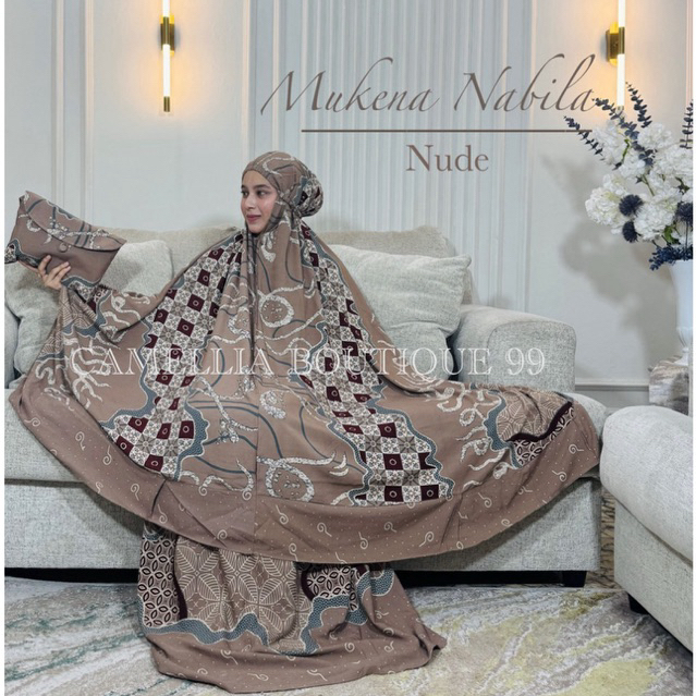[NEW] MUKENA PREMIUM NABILA NUDE || By Camellia Boutique 99
