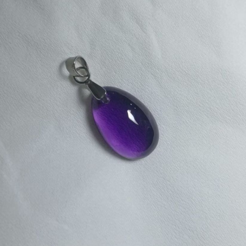 Natural Liontin Kecubung Kalimantan Tetes Air