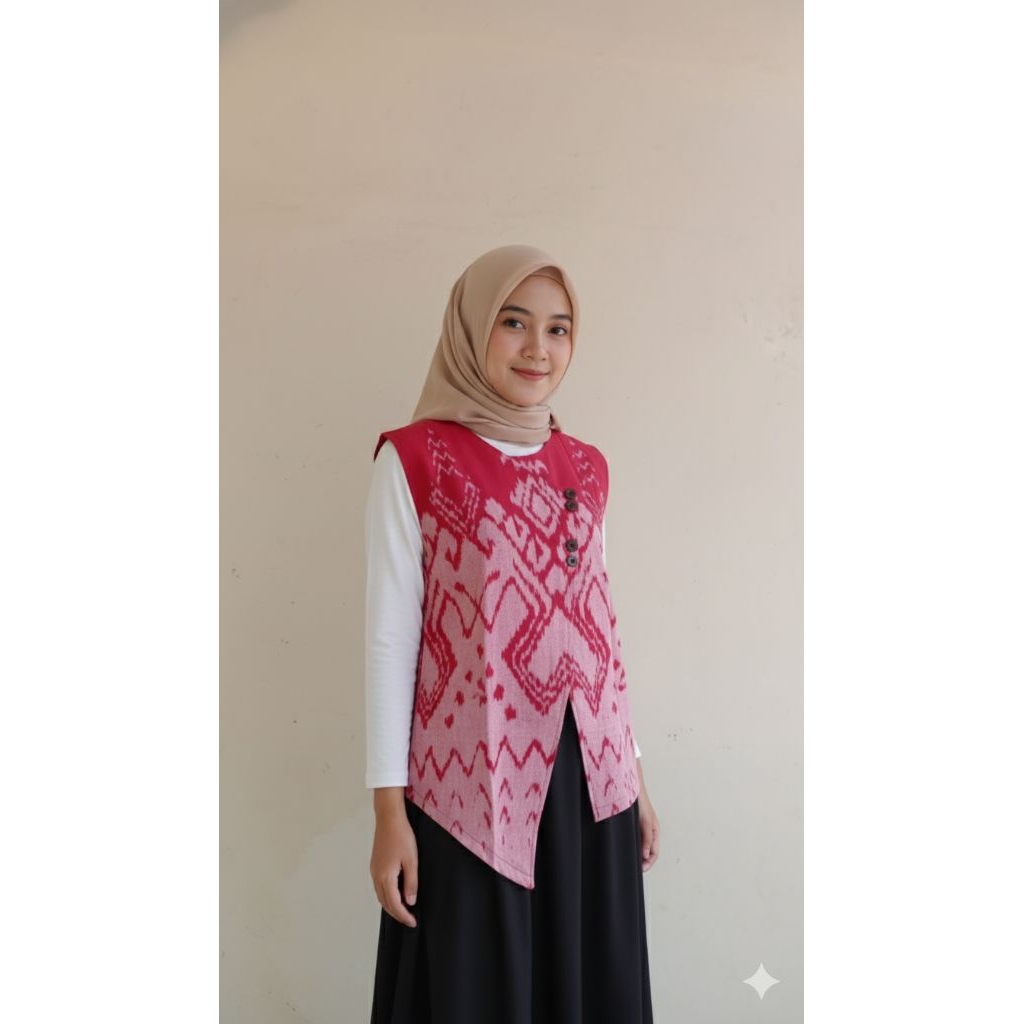 Zoom's Vest Tenun Premium