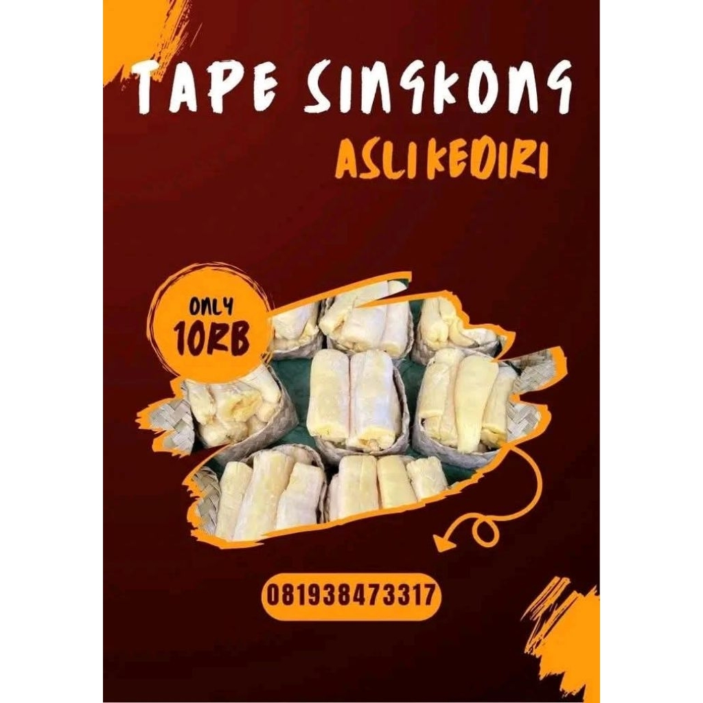 Tape Singkong Kuning Kediri