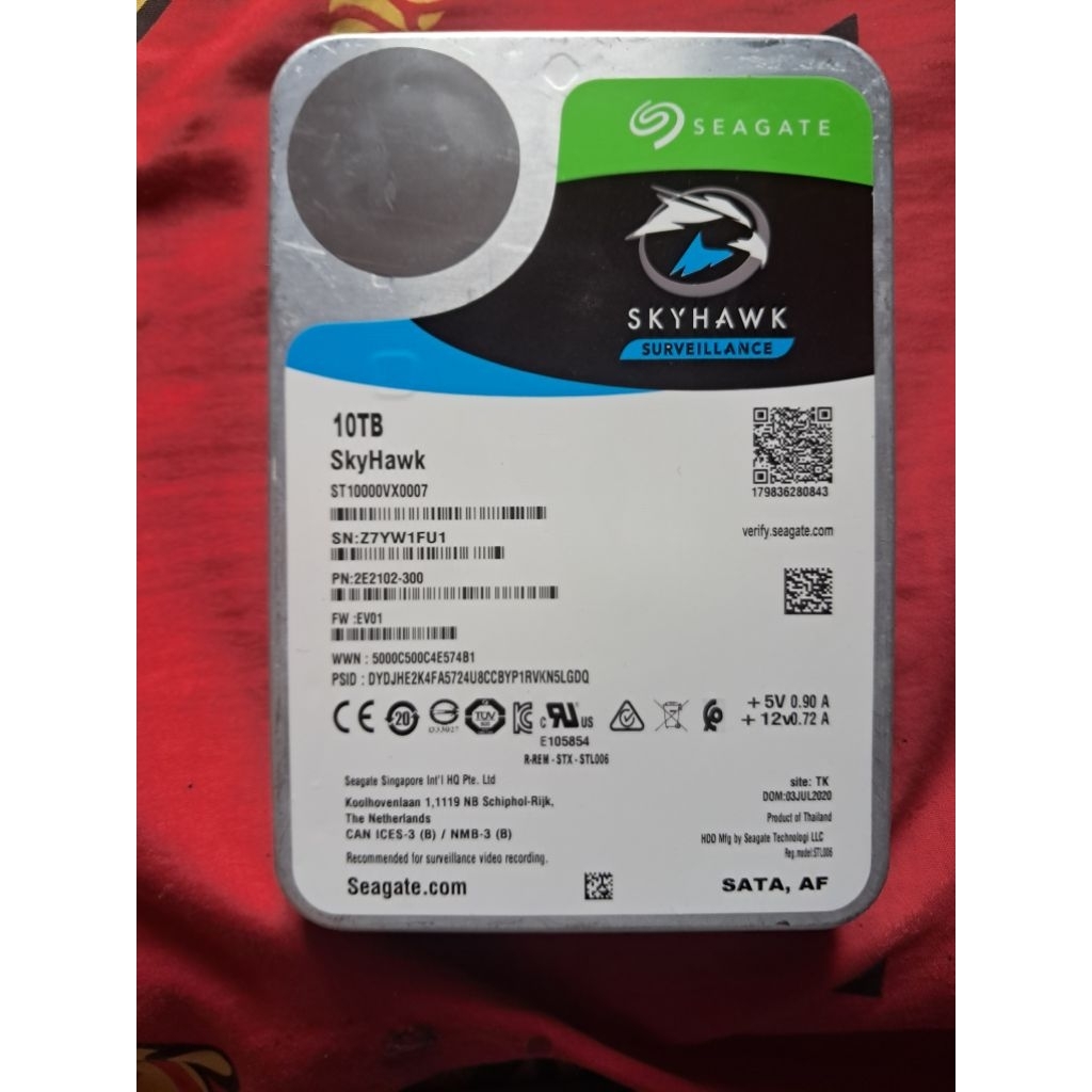 HDD CCTV SEAGATE 10 TB
