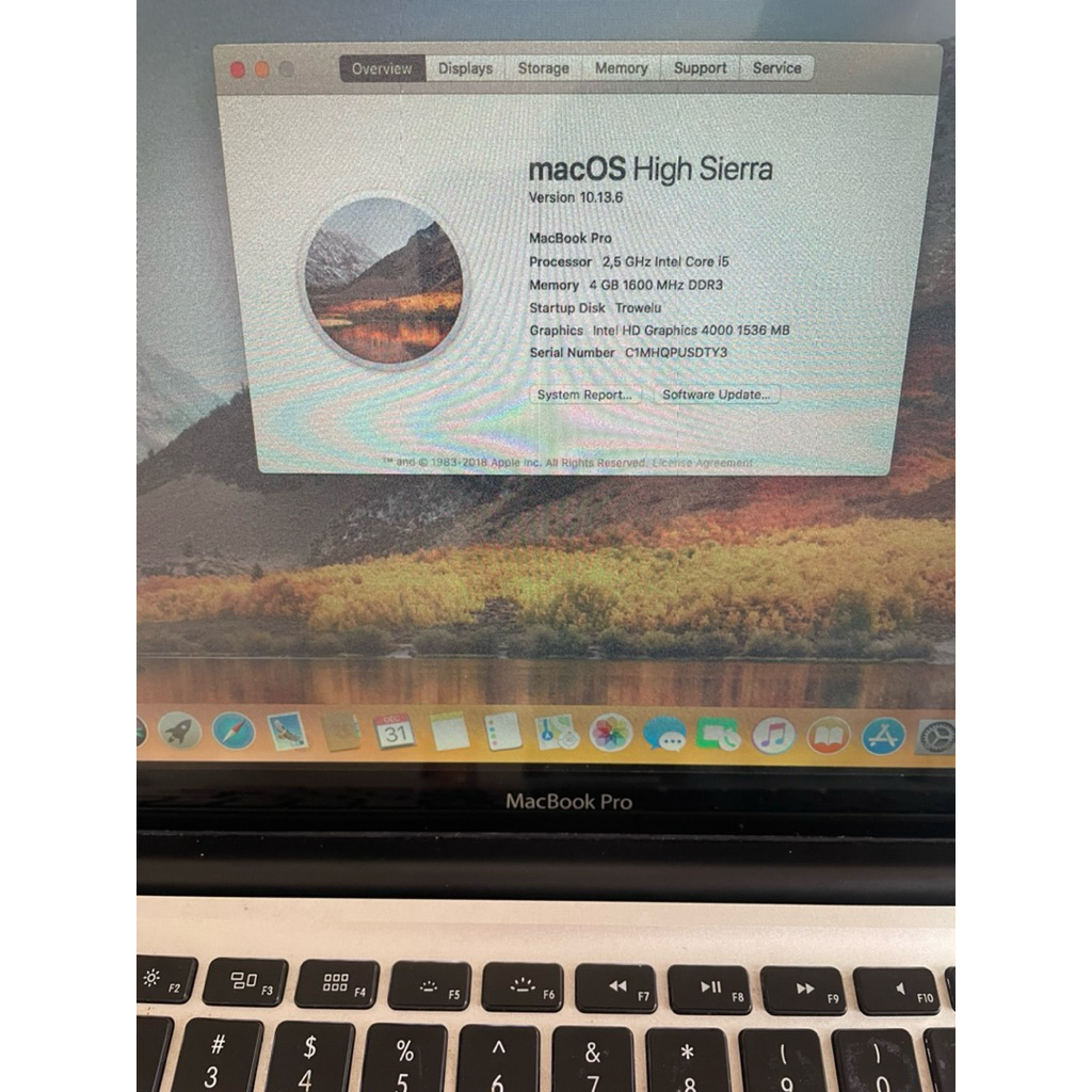 Motherboard MacBook PRO A1278 - Core i5 ( No Servis / PRAWAN). 100% Original