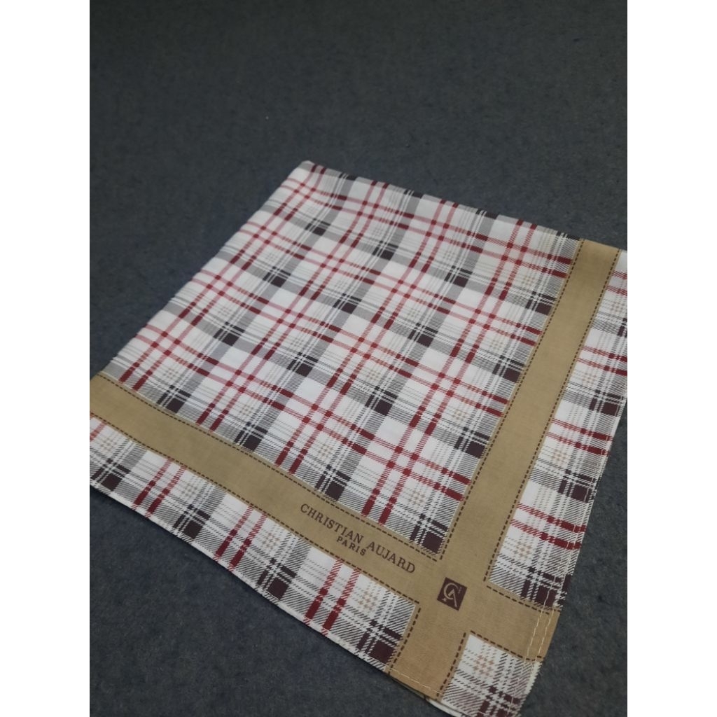 Saputangan Christian Aujard Original Vintage  Hanckerchief