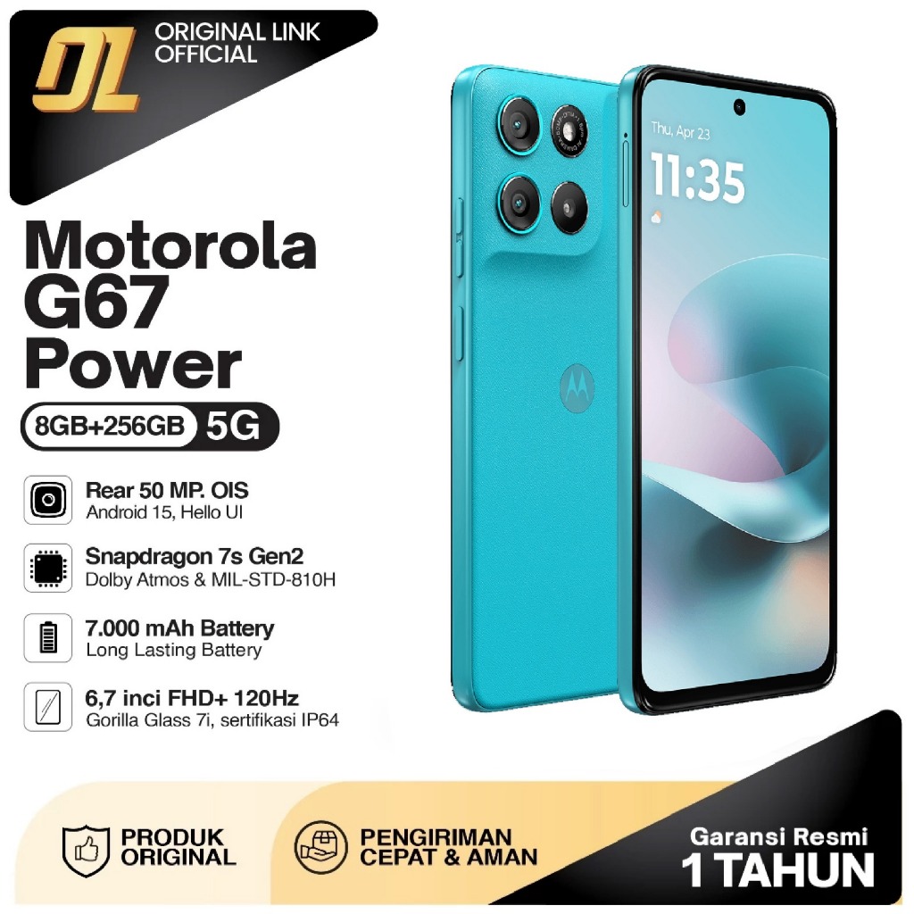 Motorola G67 Power 5G 8/256 GB RAM 8GB ROM 256GB Original Smartphone