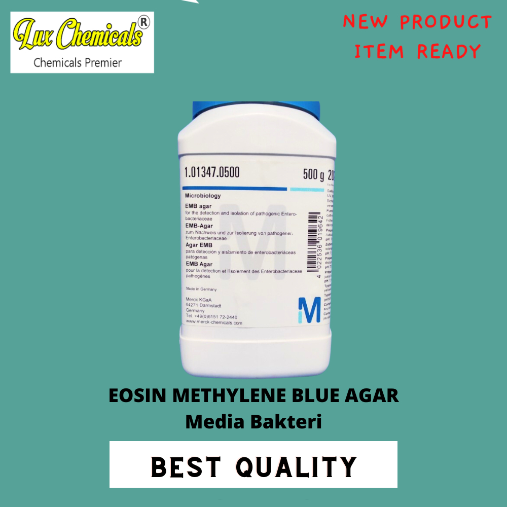 EOSIN METHYLENE BLUE AGAR MEDIA BAKTERI MERCK 10 GRAM BEST QUALITY