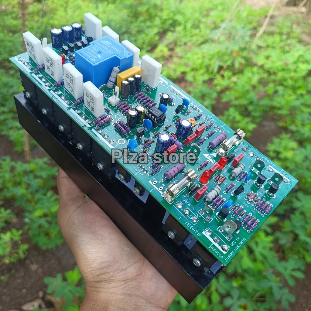 Kit driver Class H mini 4 set tr final Toshiba fullset lengkap protektor speaker tinggal colok PSU u