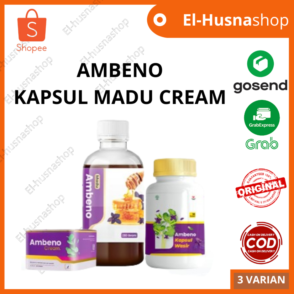 Ambeno Obat Herbal Ampuh Atasi Amebein Benjolan Wasir Hemoroid Suplemen Kesehatan BPOM Asli Original