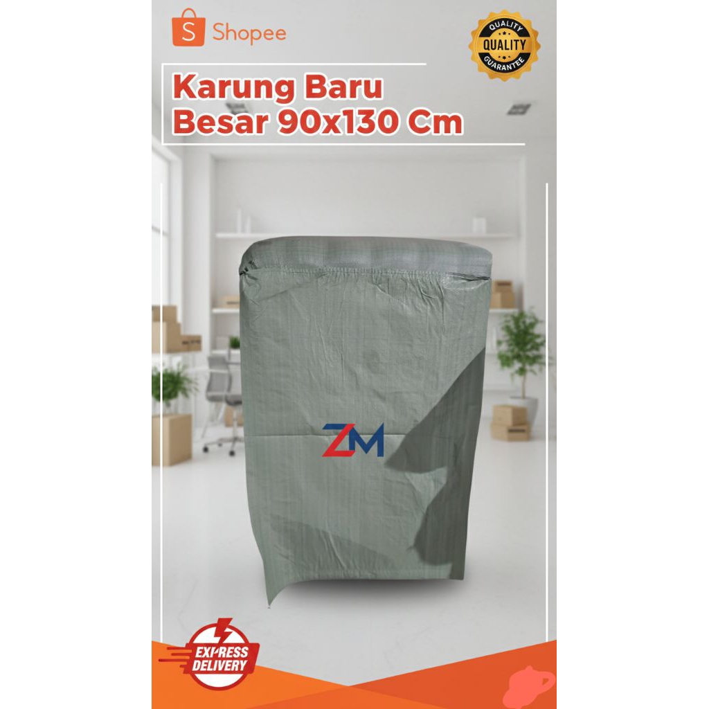Karung Baru Plastik, Karung Baru, Karung Besar, Karung Paket - Ukuran 90x130 Cm tebal & kuat