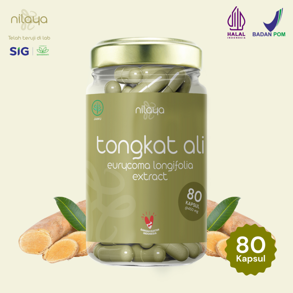 NILAYA TONGKAT ALI KAPSUL EXTRACT -Membantu memelihara stamina pria