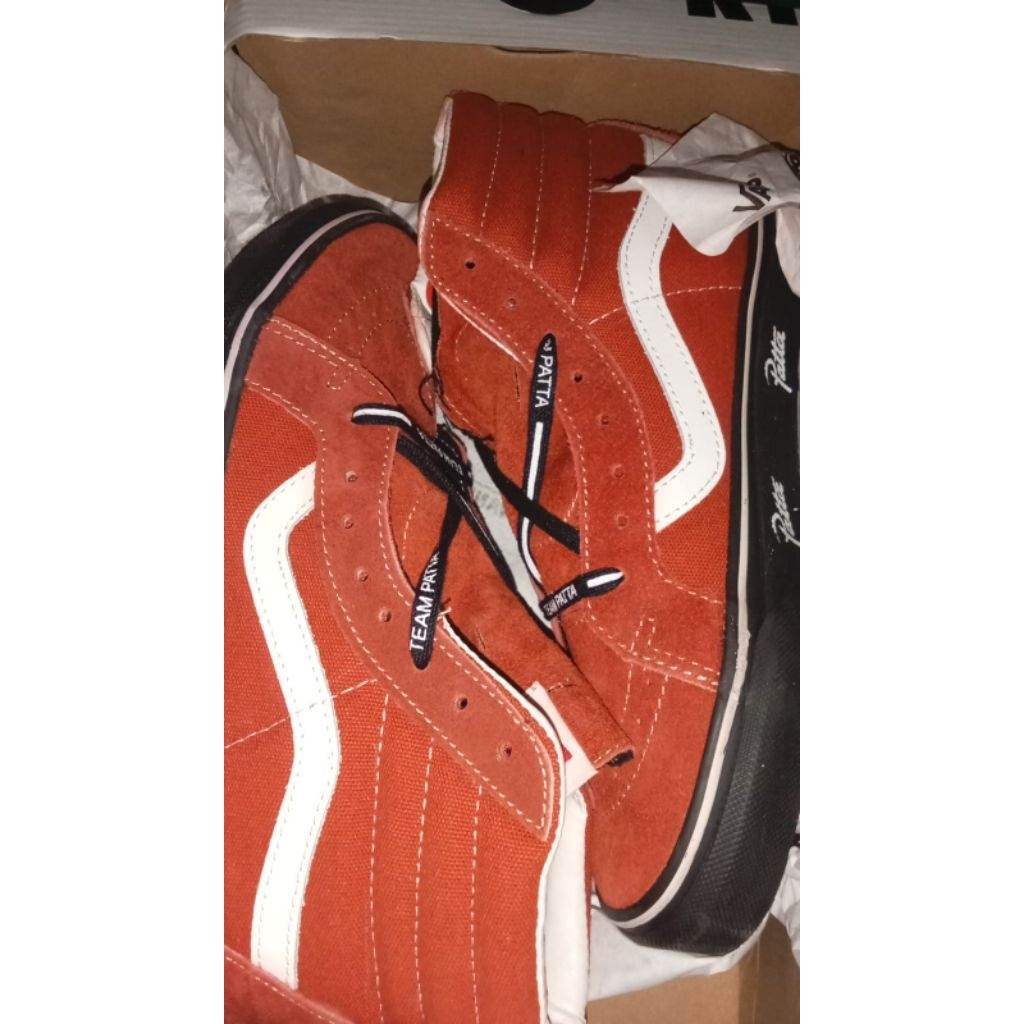 SEPATU VANS SK8 HIGH X PATTA