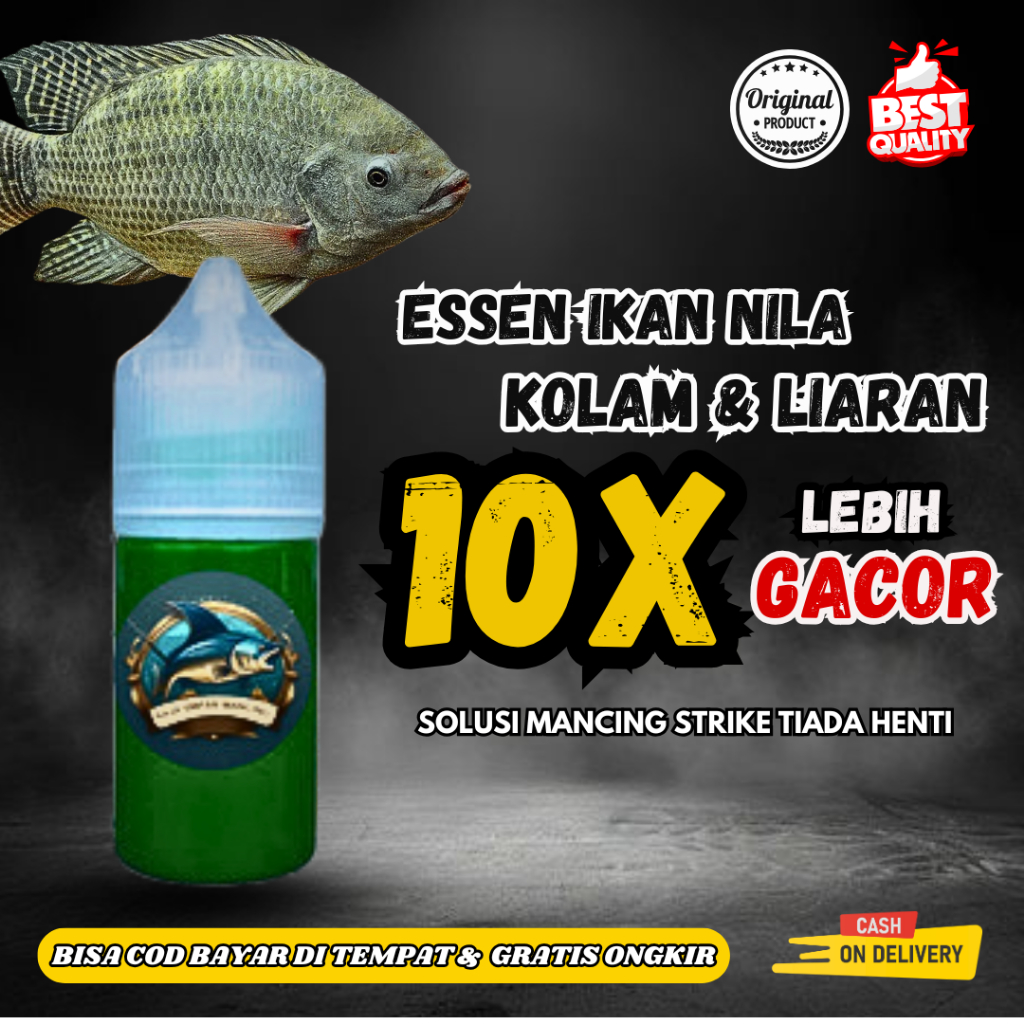 Cairan Essen Penguat Aroma Umpan Mancing Ikan Nila Media Umpan Lumut Cacing Pelet Liar Dan Harian