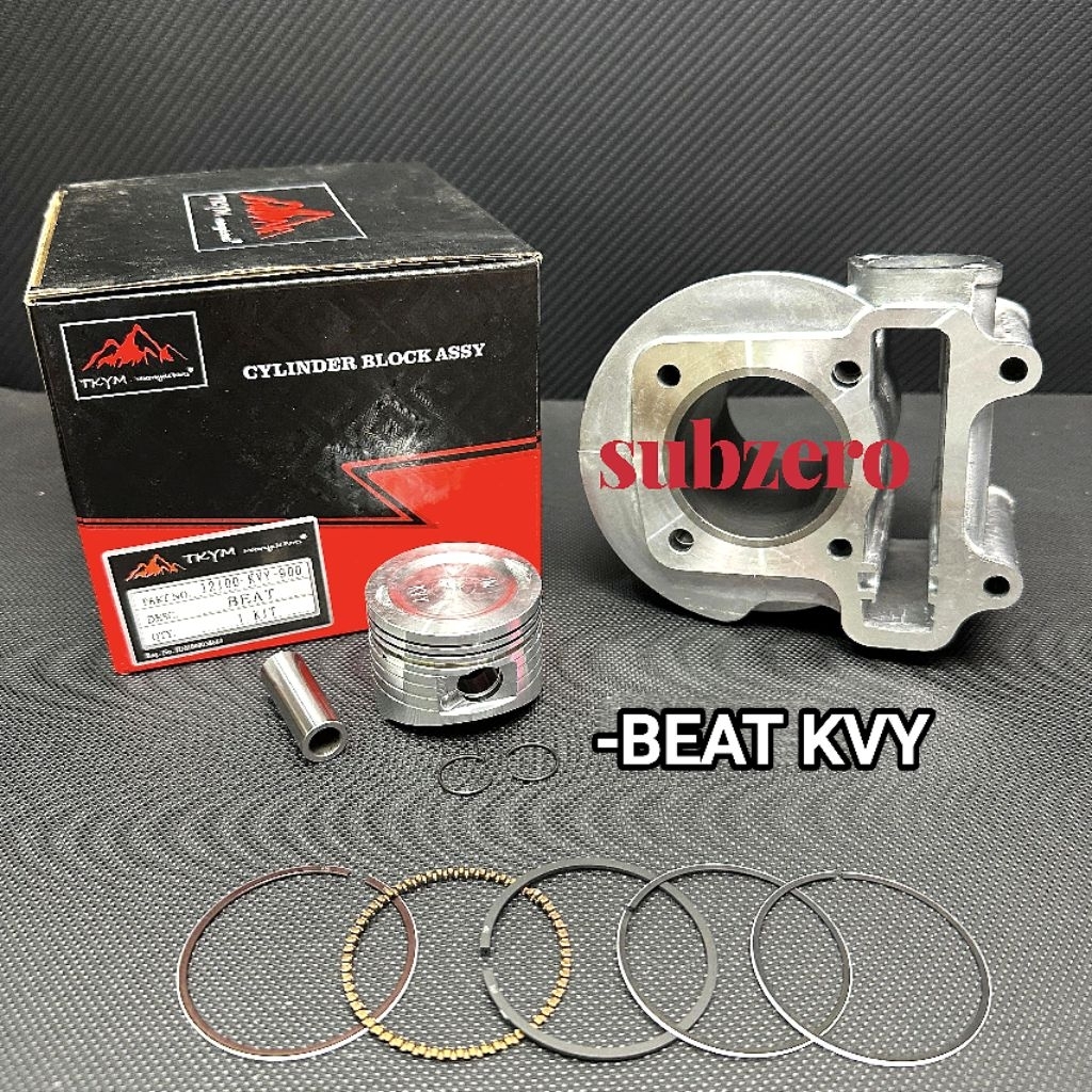 BLOK MESIN + SEHER PISTON KIT TAKAYAMA KVY BEAT KARBU LAMA SCOOPY SPACY ORI TAKAYAMA