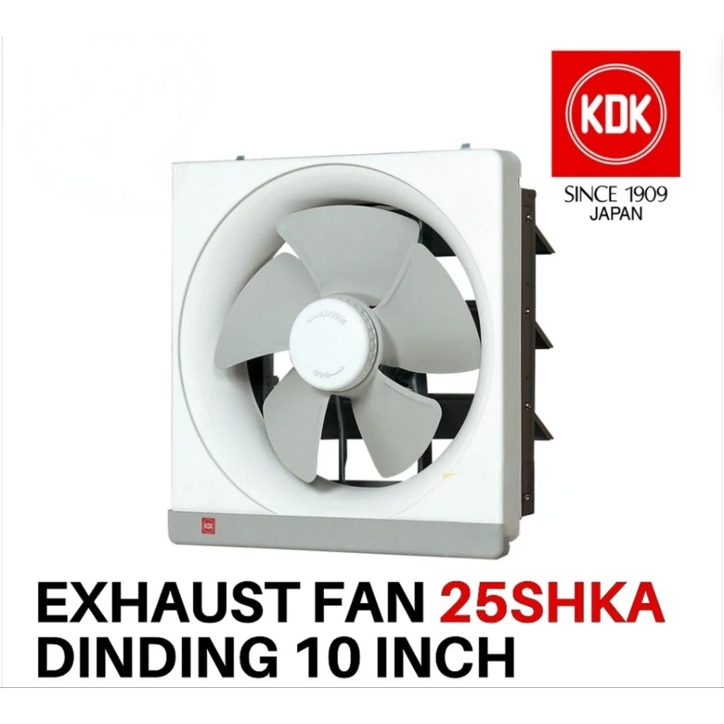 KDK Exhaust Fan Dinding 10" inch Kitchen 25SHKA - Kipas Hisap Dapur