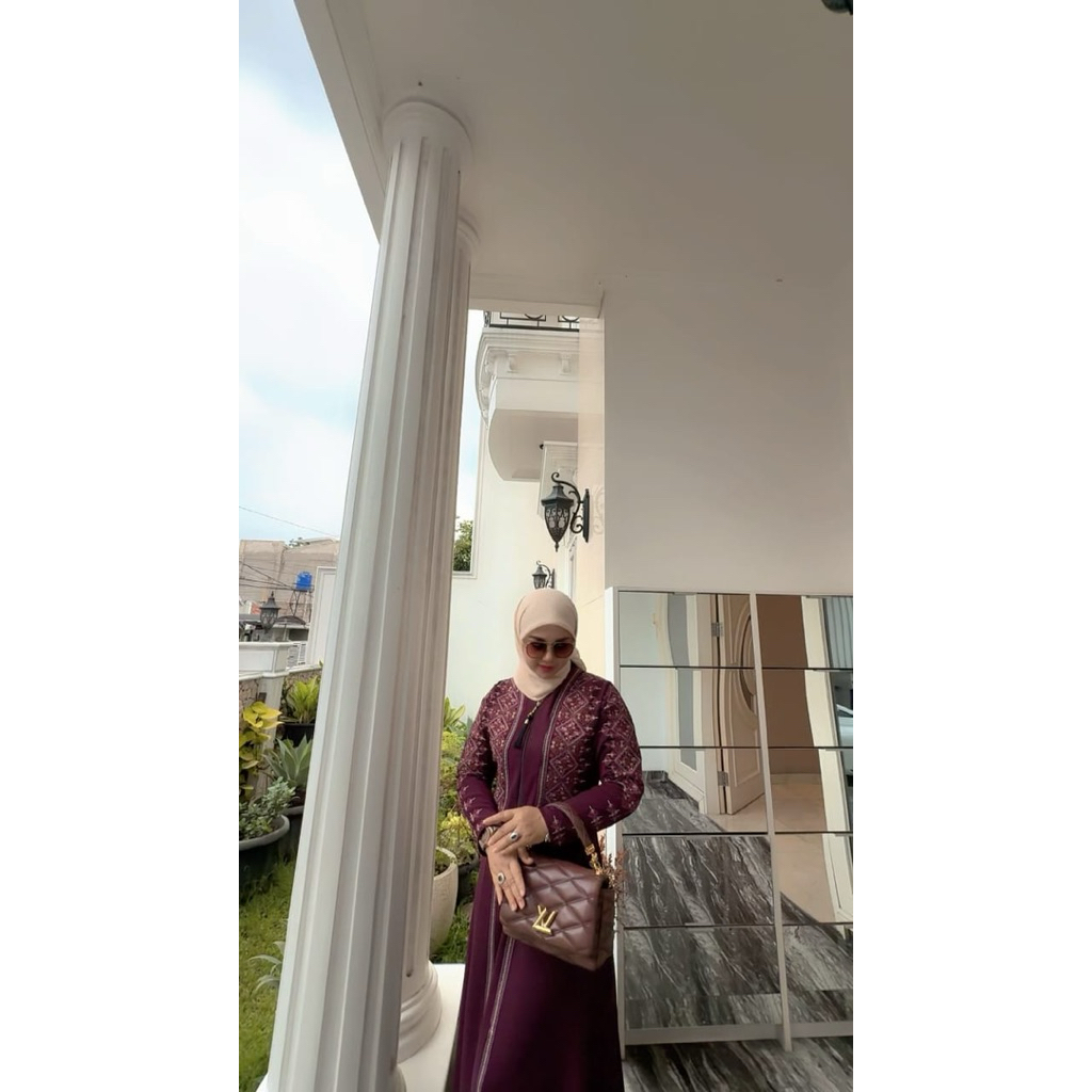 MAHERA DRESS BY NAZWA ABAYA ORIGINAL, GAMIS NAZWA TERBARU