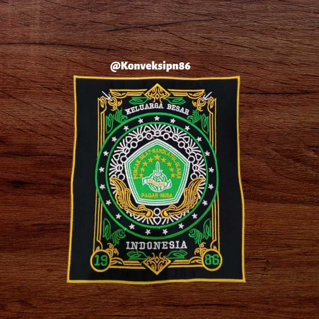 Bet / Emblem / punggung Pagar Nusa dan Gasmi bordir