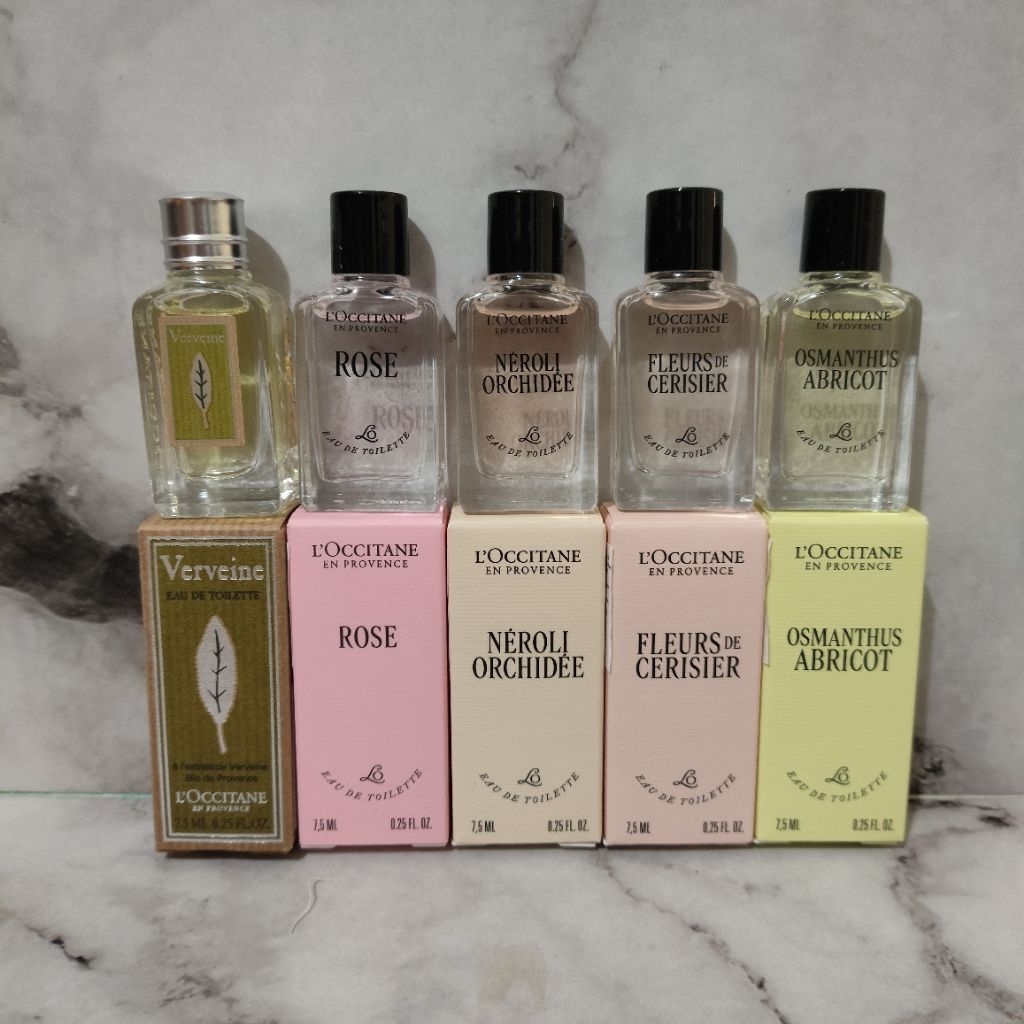 Loccitane Neroli EDT/ Loccitane Rose EDT / Loccitane Cherry Blossom EDT / Loccitane Parfum