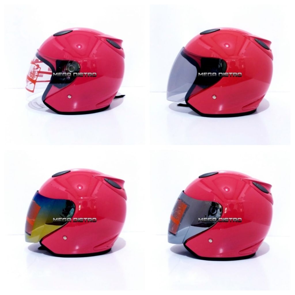 helm model centro pink magenta