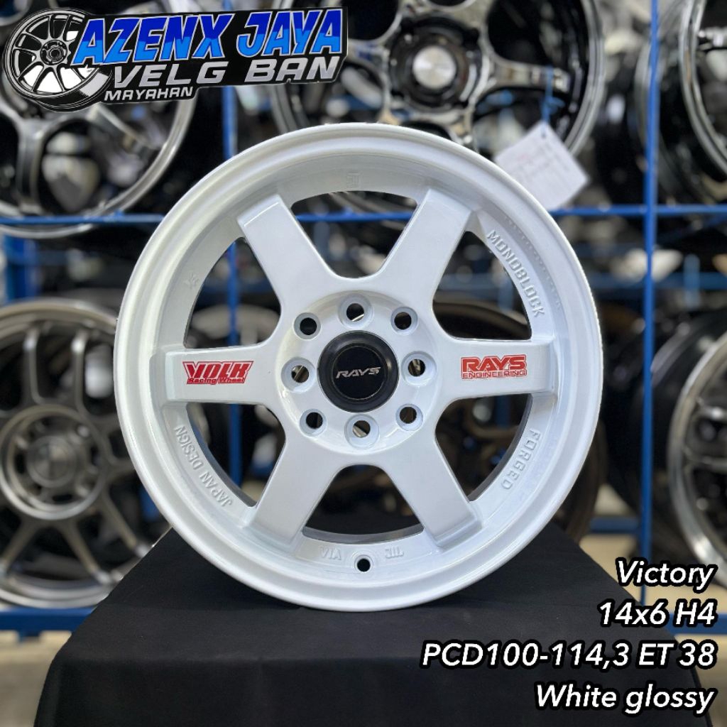 velg mobil TE37 R14