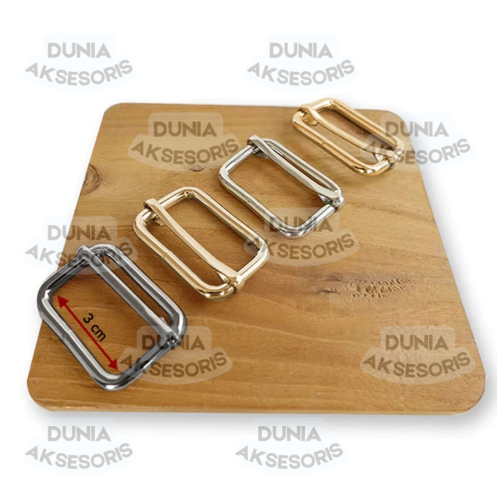 Asesoris Tas Ring Jalan 3 cm (A) / SRE / Geser - Aksesoris Tas (IMPORT)