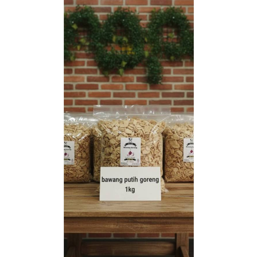 Bawang putih goreng 1kg